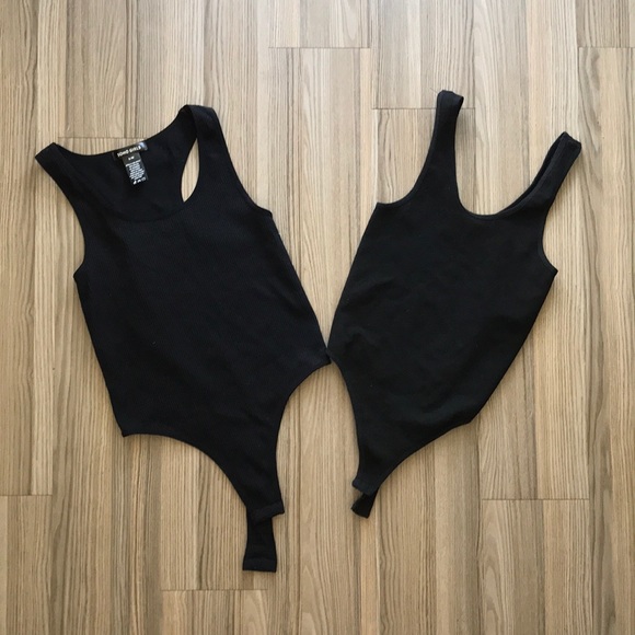 Forever 21 Tops - Basic black bodysuit bundle